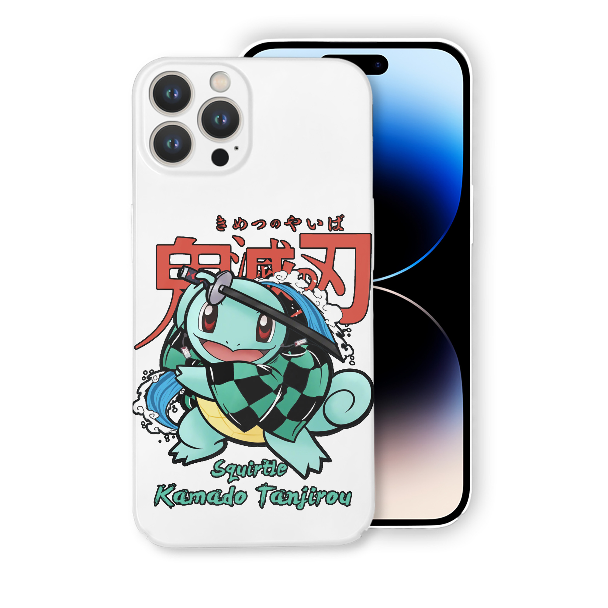 （画像用） 鬼滅の刃 竈門 炭治郎／かまど たんじろう Kamado Tanjirou 【iPhone 14シリーズ対応】ハードケース